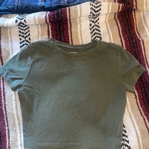 Wild Fable Olive Green Crop Top